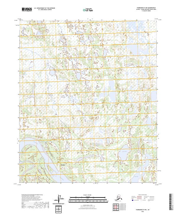 Fairbanks D-5 NE, AK — USGS 7.5-minute topo (2024)