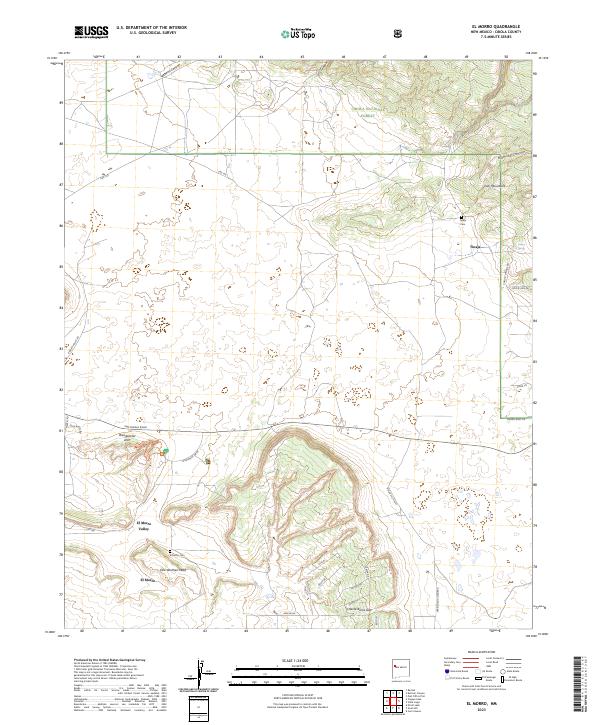 El Morro, NM — USGS 7.5-minute topo (2023)