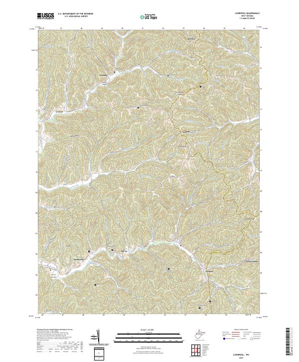 Liverpool, WV — USGS 7.5-minute topo (2023)
