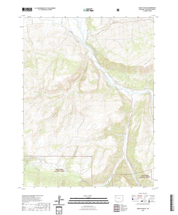 Veatch Gulch, CO — USGS 7.5-minute topo (2022)