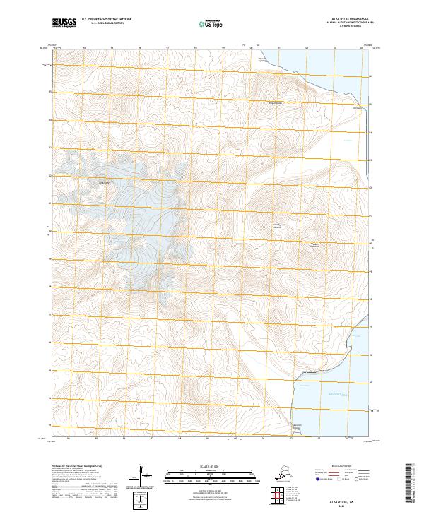 Atka D-1 SE, AK — USGS 7.5-minute topo (2021)