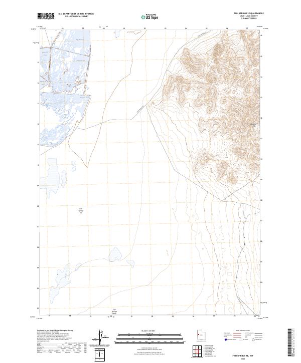 Fish Springs SE, UT — USGS 7.5-minute topo (2023)