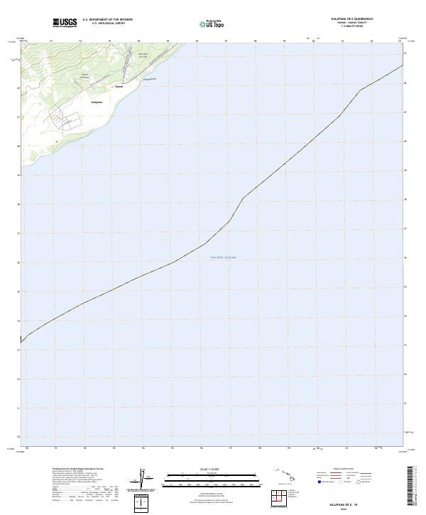Kalapana OE E, HI — USGS 7.5-minute topo (2024)