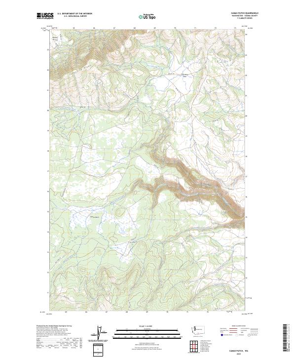 Camas Patch, WA — USGS 7.5-minute topo (2023)