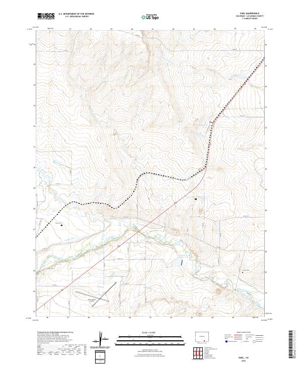 Earl, CO — USGS 7.5-minute topo (2022)