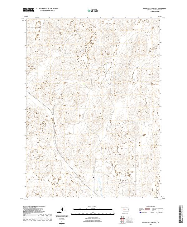 Good Hope Cemetery, NE — USGS 7.5-minute topo (2021)