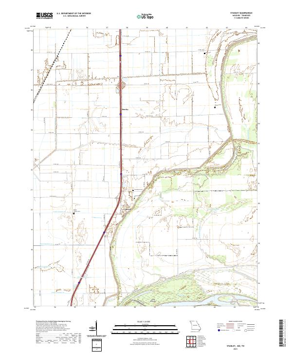 Stanley, MO-TN — USGS 7.5-minute topo (2021)