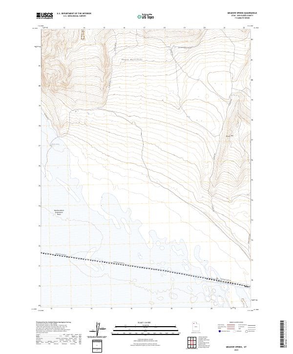 Meadow Spring, UT — USGS 7.5-minute topo (2023)