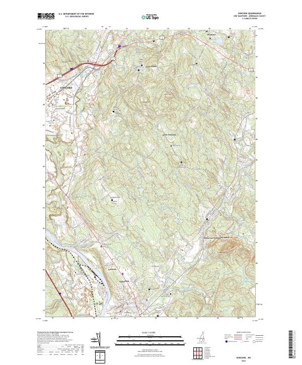 Suncook, NH — USGS 7.5-minute topo (2024)