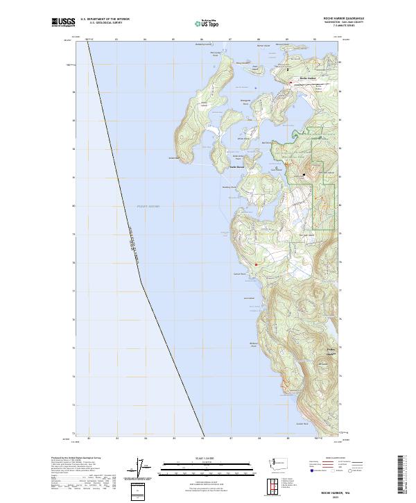 Roche Harbor, WA — USGS 7.5-minute topo (2023)