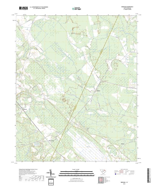 Bingham, SC — USGS 7.5-minute topo (2024)