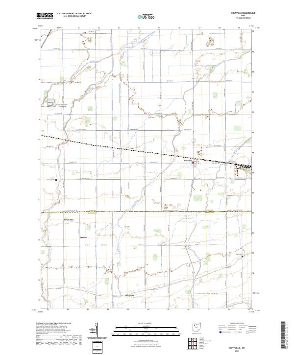Hoytville, OH — USGS 7.5-minute topo (2023)