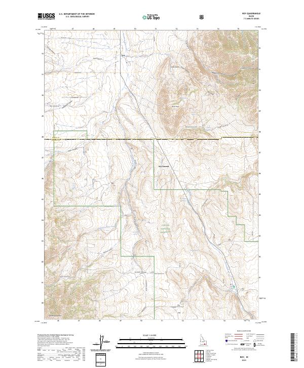 Roy, ID — USGS 7.5-minute topo (2023)