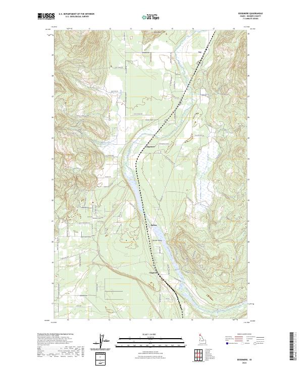 Edgemere, ID — USGS 7.5-minute topo (2024)