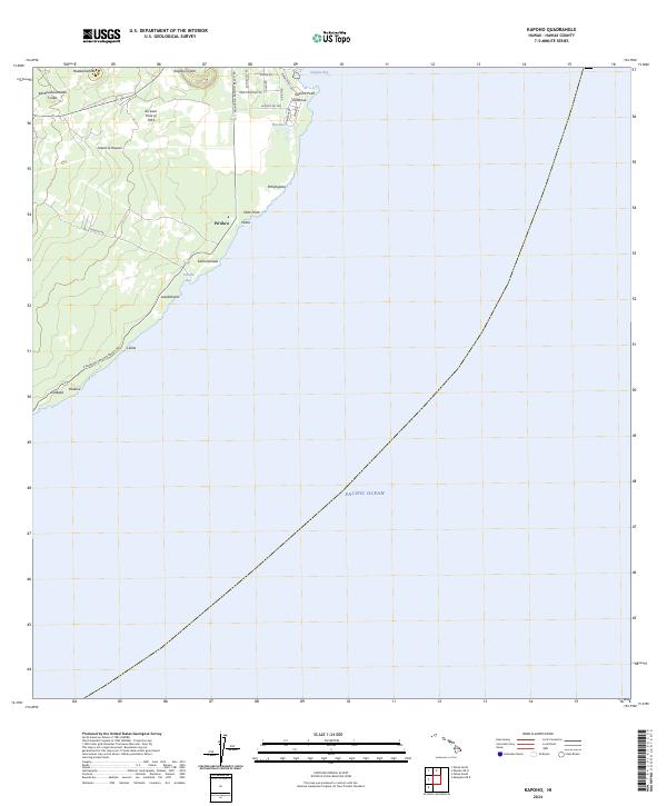 Kapoho, HI — USGS 7.5-minute topo (2024)