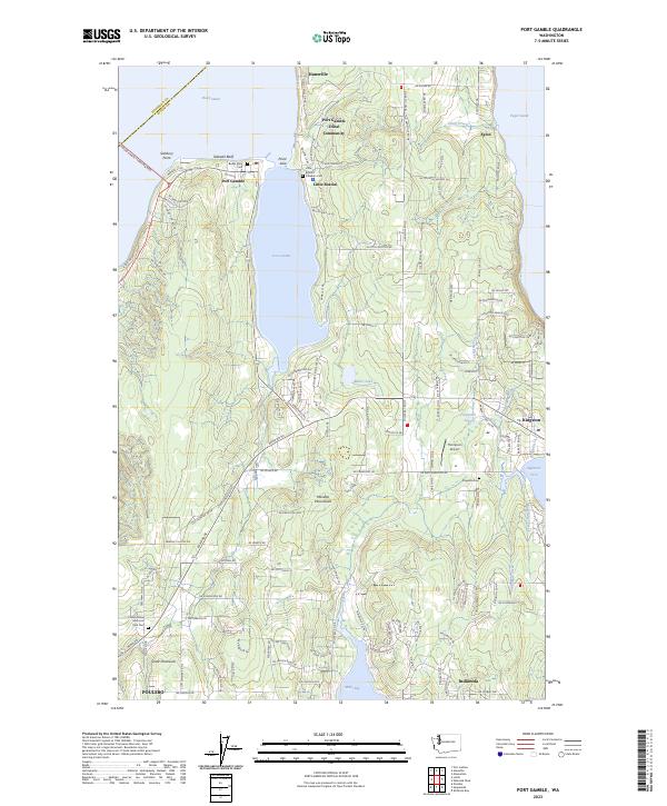 Port Gamble, WA — USGS 7.5-minute topo (2023)