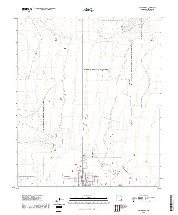 Tatum North, NM — USGS 7.5-minute topo (2023)