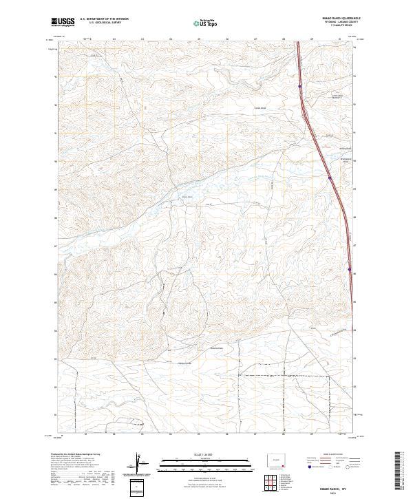 Nimmo Ranch, WY — USGS 7.5-minute topo (2021)