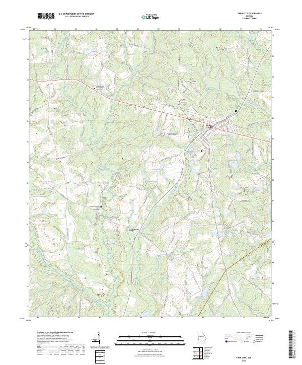 Twin City, GA — USGS 7.5-minute topo (2024)