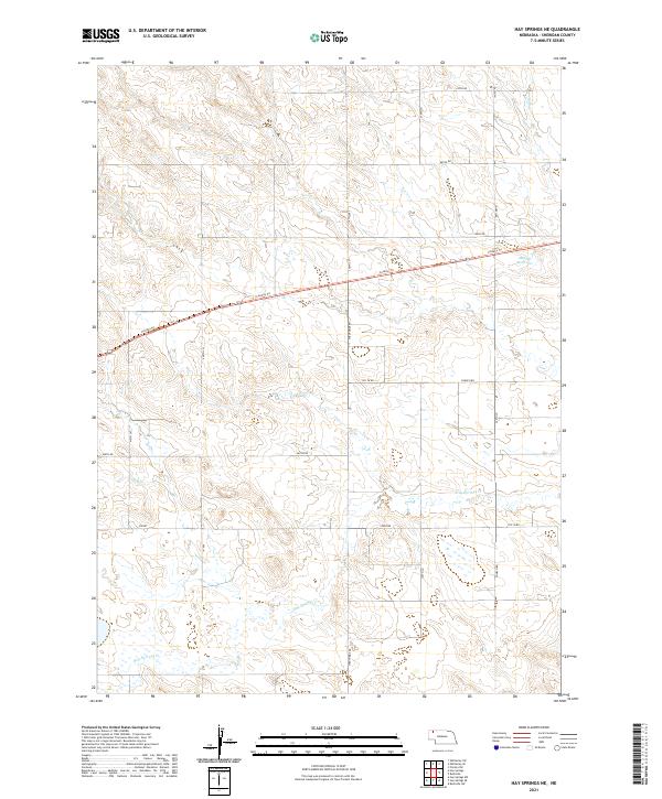 Hay Springs NE, NE — USGS 7.5-minute topo (2021)
