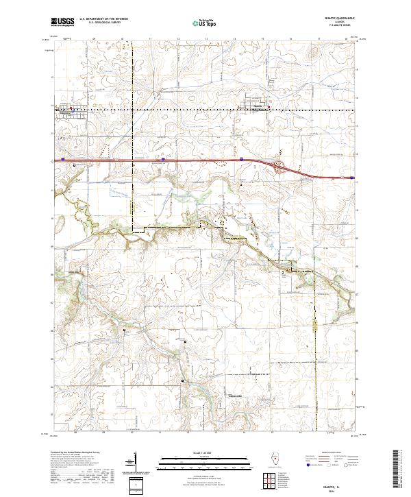 Niantic, IL — USGS 7.5-minute topo (2024)