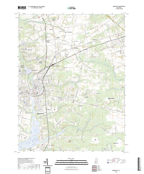 Bridgeton, NJ — USGS 7.5-minute topo (2023)