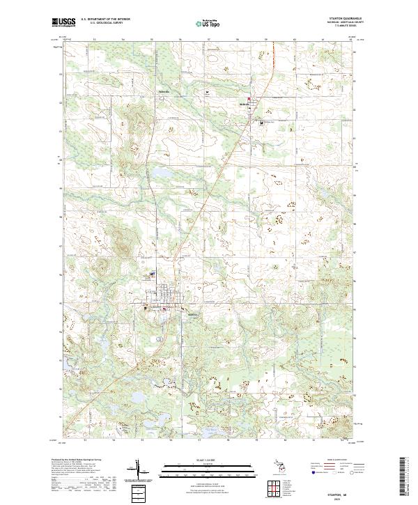 Stanton, MI — USGS 7.5-minute topo (2023)