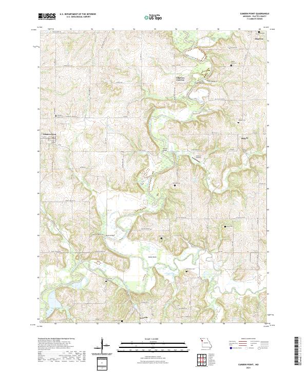Camden Point, MO — USGS 7.5-minute topo (2021)