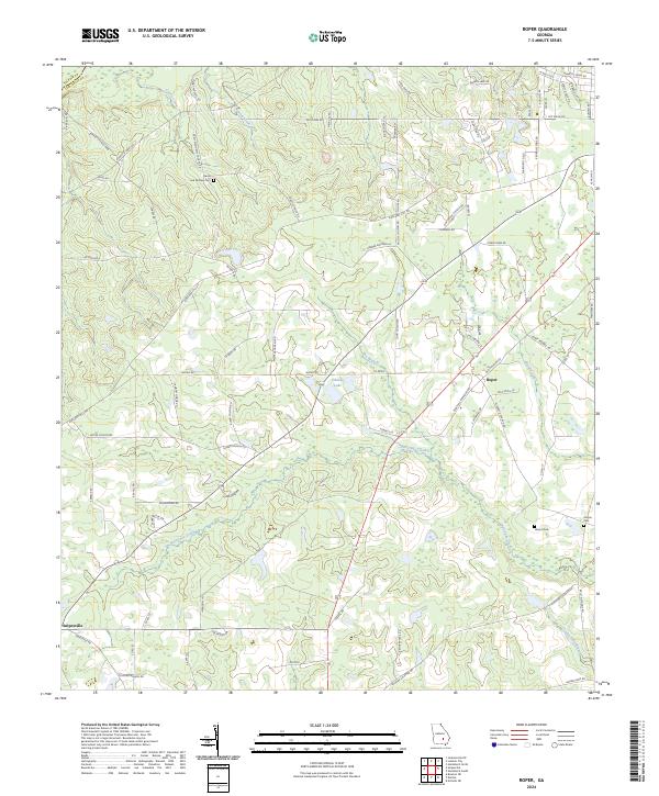 Roper, GA — USGS 7.5-minute topo (2024)