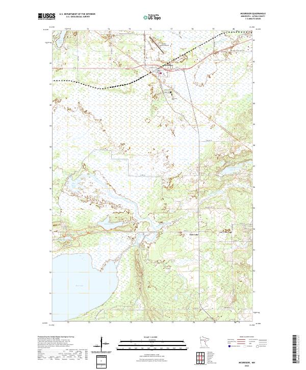 McGregor, MN — USGS 7.5-minute topo (2022)