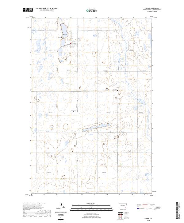 Marion, ND — USGS 7.5-minute topo (2024)