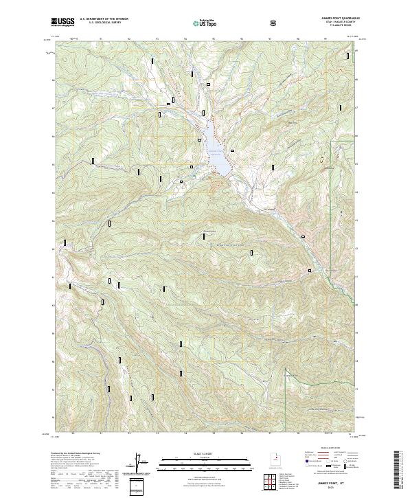 Jimmies Point, UT — USGS 7.5-minute topo (2023)