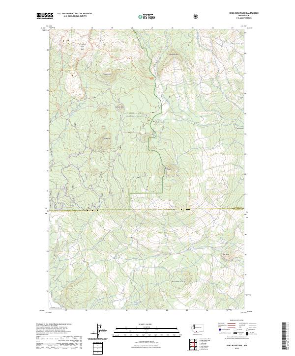 King Mountain, WA — USGS 7.5-minute topo (2023)