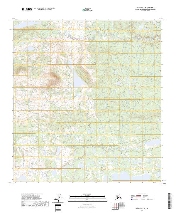 Gulkana C-6 NE, AK — USGS 7.5-minute topo (2023)