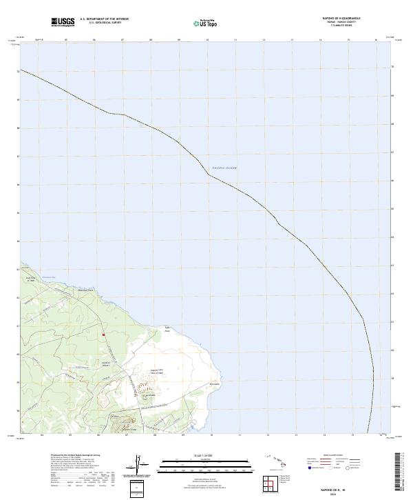 Kapoho OE N, HI — USGS 7.5-minute topo (2024)