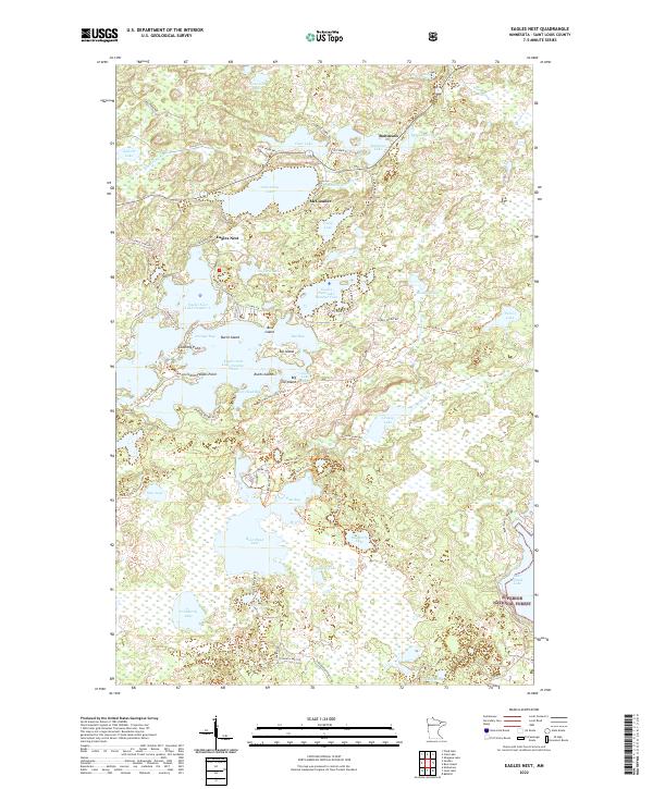 Eagles Nest, MN — USGS 7.5-minute topo (2022)