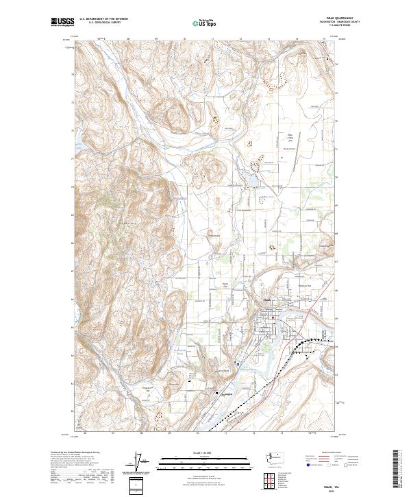 Omak, WA — USGS 7.5-minute topo (2023)