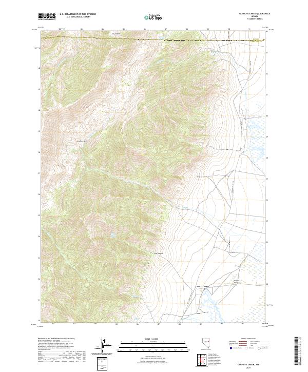 Goshute Creek, NV — USGS 7.5-minute topo (2021)