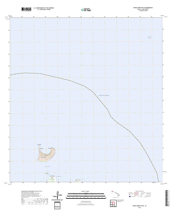 Niihau North OE N, HI — USGS 7.5-minute topo (2024)