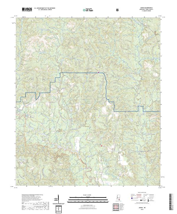 Janice, MS — USGS 7.5-minute topo (2024)
