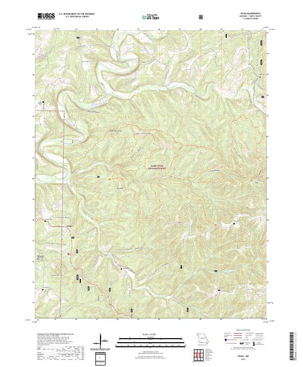 Hilda, MO — USGS 7.5-minute topo (2021)