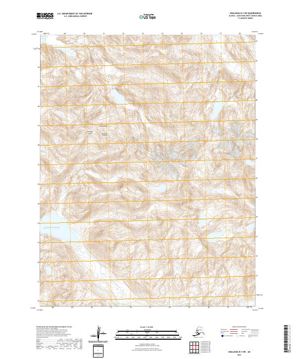 Unalaska B-3 SW, AK — USGS 7.5-minute topo (2021)
