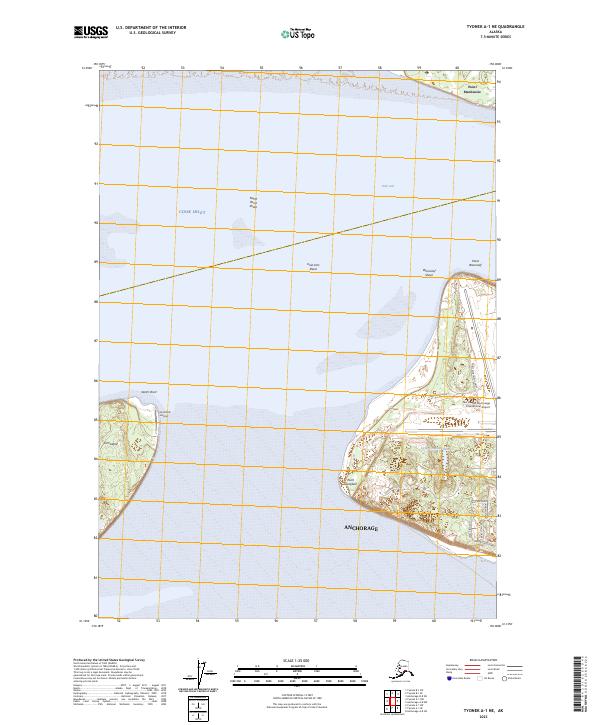 Tyonek A-1 NE, AK — USGS 7.5-minute topo (2023)