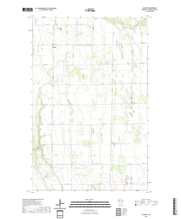 Ellerth, MN — USGS 7.5-minute topo (2022)