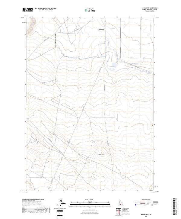 Roseworth, ID — USGS 7.5-minute topo (2023)