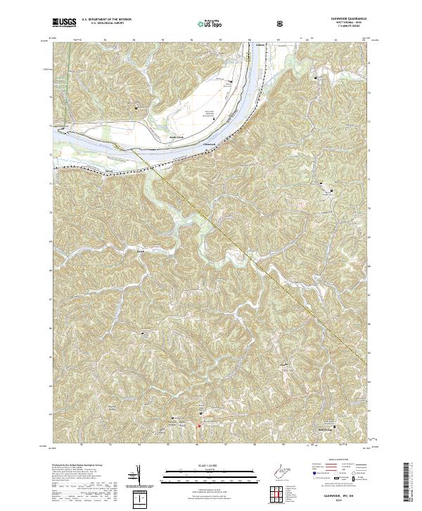 Glenwood, WV-OH — USGS 7.5-minute topo (2023)