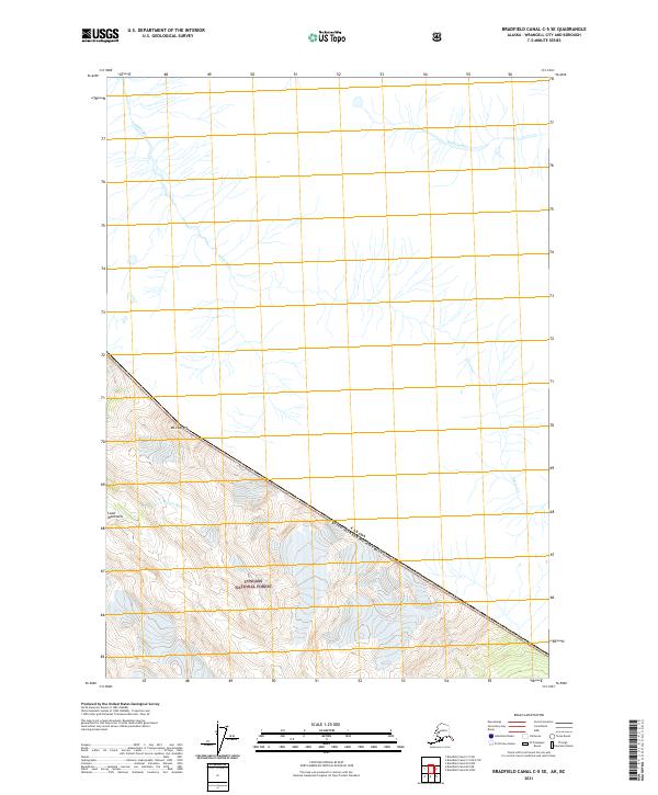 Bradfield Canal C-5 SE, AK-BC — USGS 7.5-minute topo (2021)