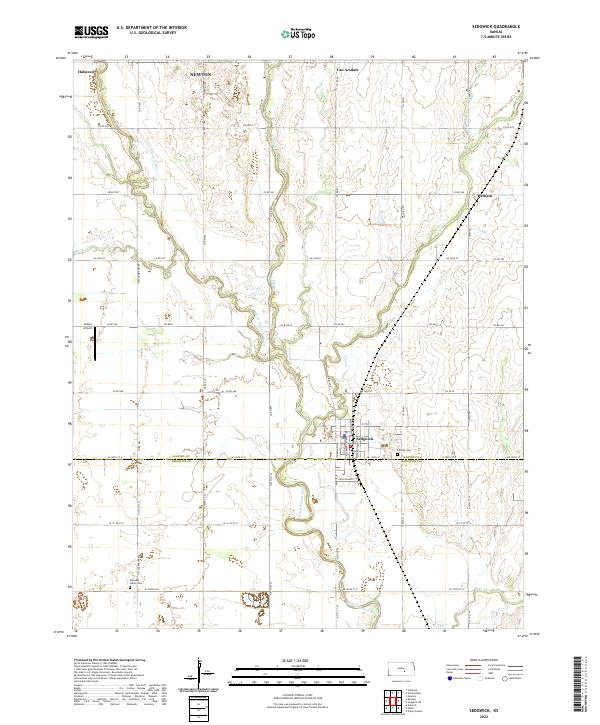 Sedgwick, KS — USGS 7.5-minute topo (2022)