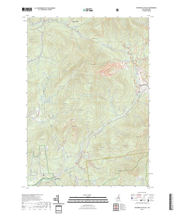 Waterville Valley, NH — USGS 7.5-minute topo (2024)