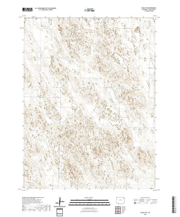 Eckley NE, CO — USGS 7.5-minute topo (2022)